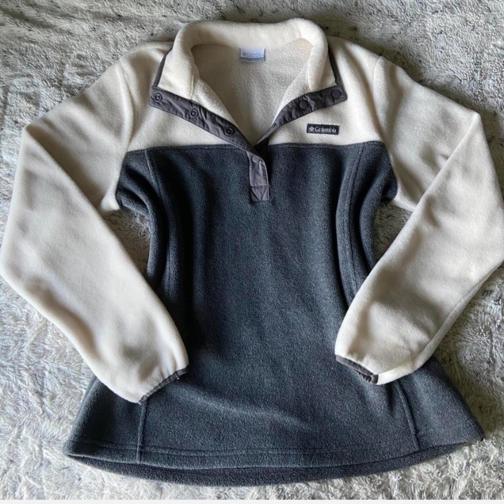 Women’s Columbia fleece pullover jacket